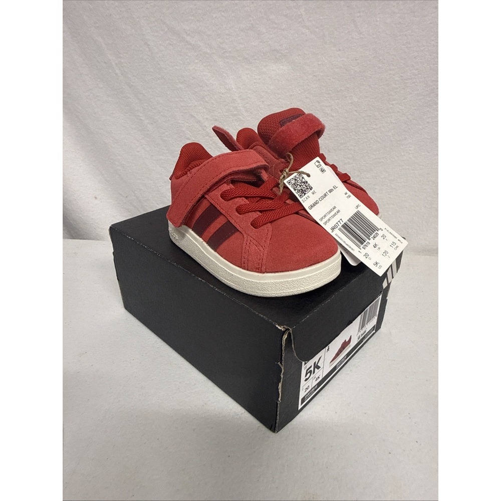 Adidas Grand Court 00s EL I JR0777 Toddler Skateboard Sneakers Size 5K